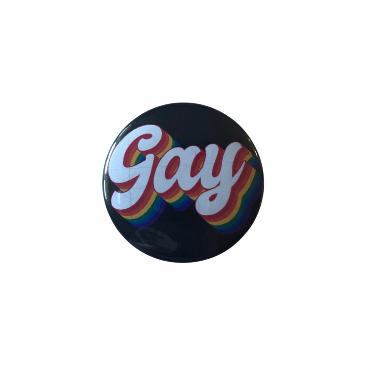 Gay round pin