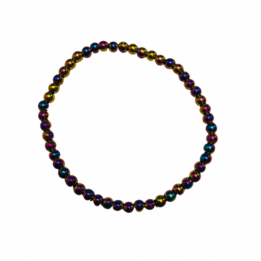 Rainbow Hematite Stone Bracelet