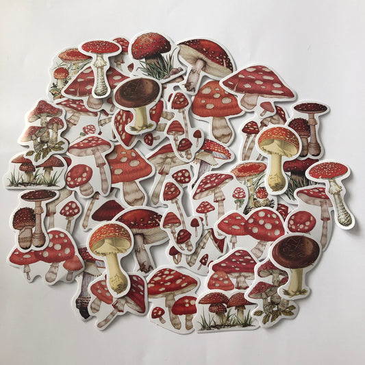 Mushroom Stickers (red)
