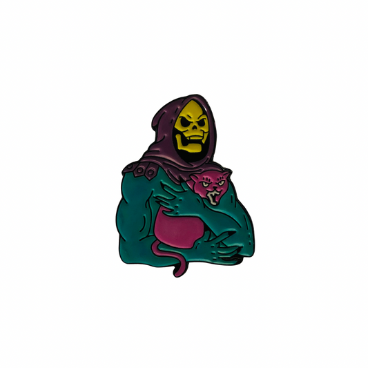 Skeletor Cat pin