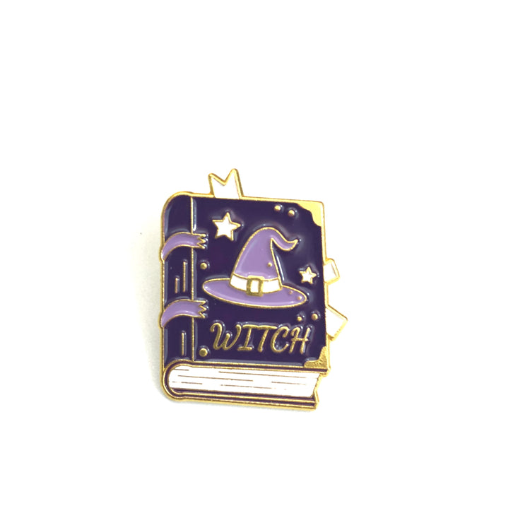 Witch Book pin