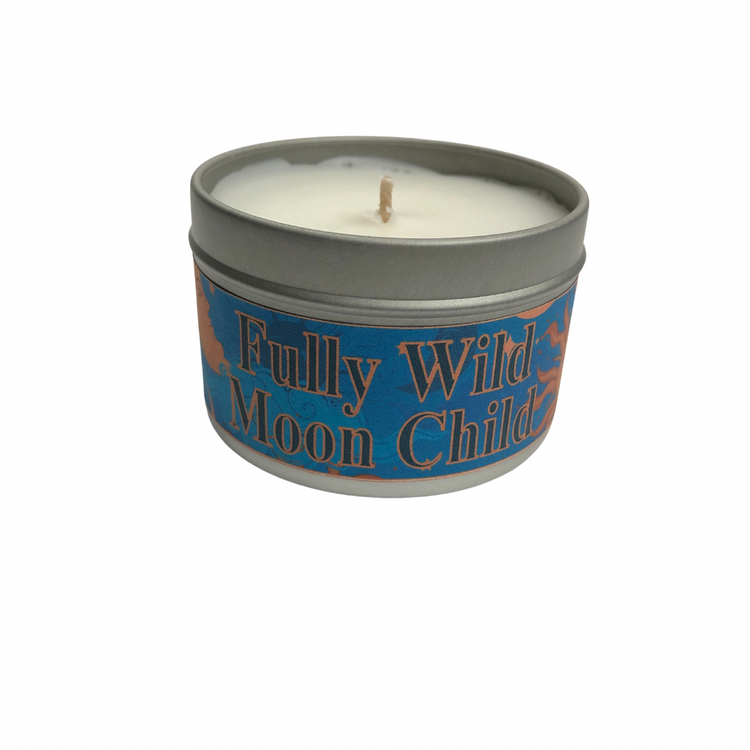 Small Fully Wild Moon Child Candle