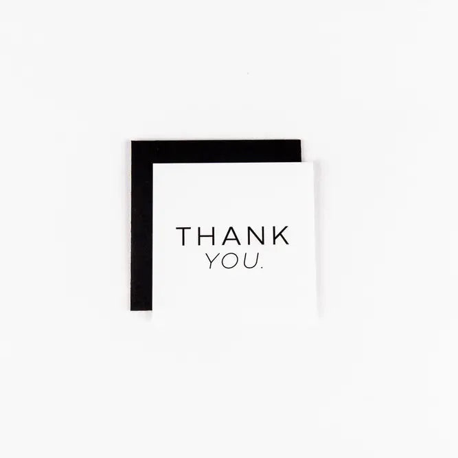 Mini notecard- Thank You